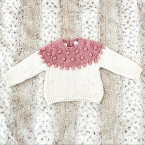 Zara bubble knit jumper